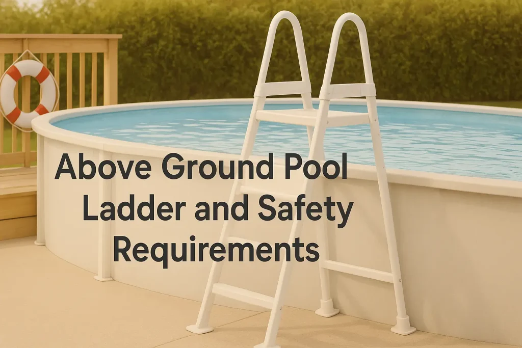 Above Ground Pool Ladder and Safety Requirements