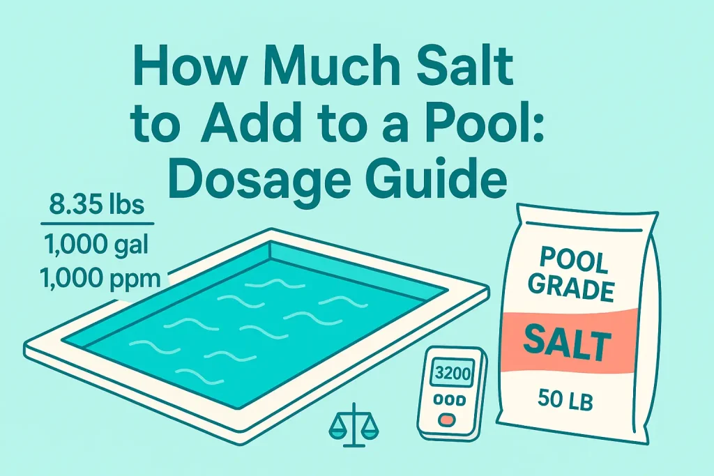 How Much Salt to Add to a Pool: Dosage Guide