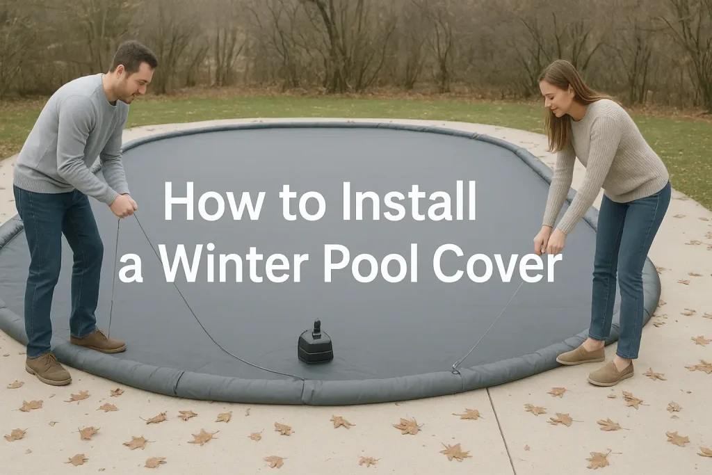 How to Install a Winter Pool Cover