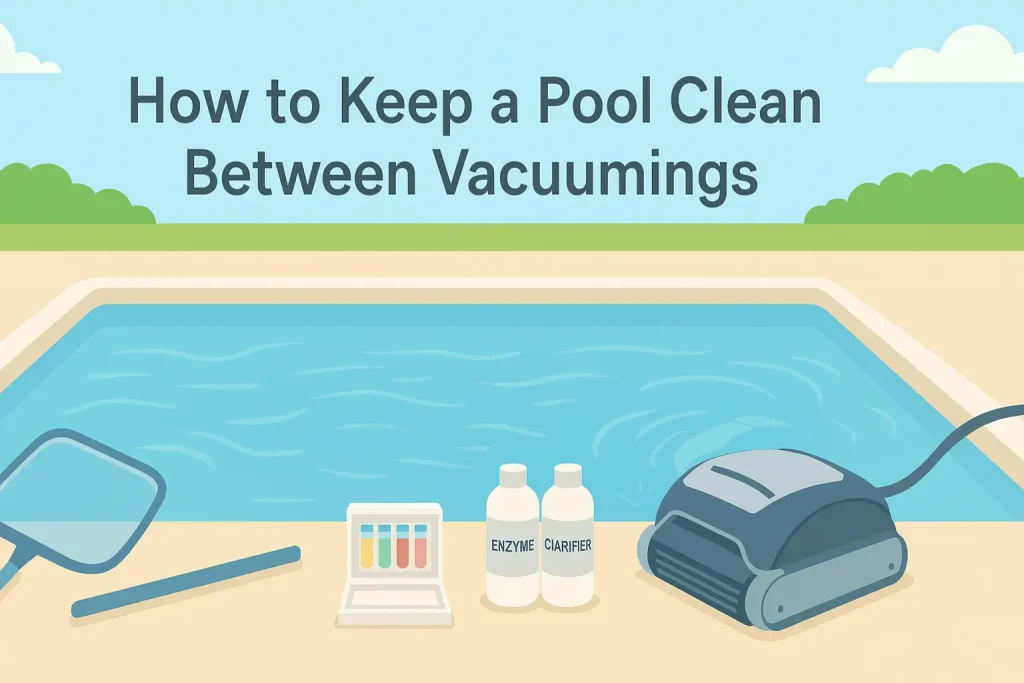 How to Keep a Pool Clean Between Vacuumings