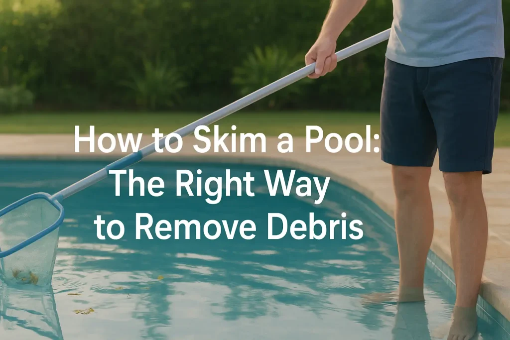 How to Skim a Pool: The Right Way to Remove Debris