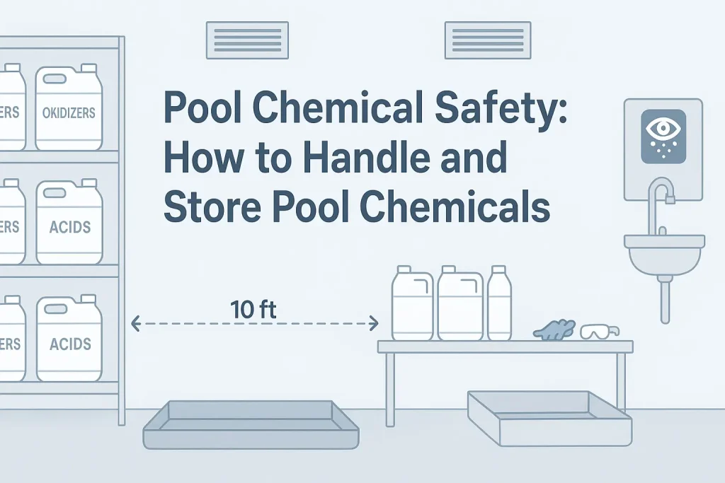 Pool Chemical Safety: How to Handle and Store Pool Chemicals
