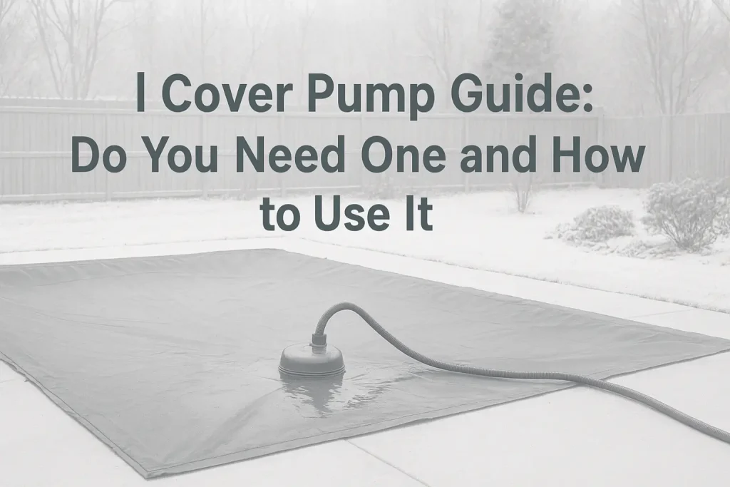 Pool Cover Pump Guide: Do You Need One and How to Use It