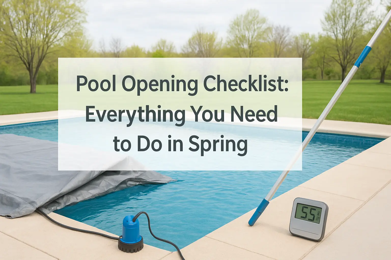 Pool Opening Checklist: Everything You Need to Do in Spring