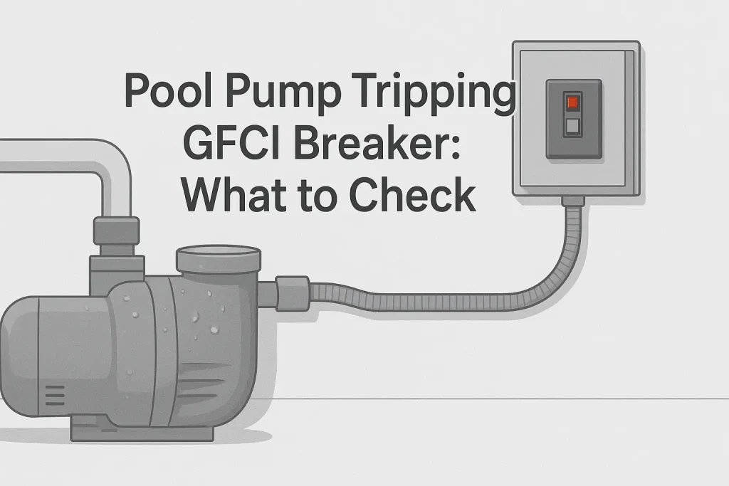 Pool Pump Tripping GFCI Breaker: What to Check