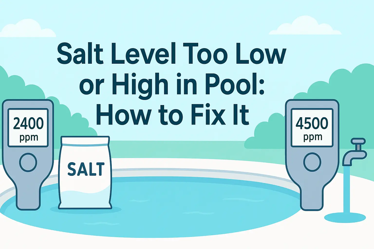 Float Salt Level Salt Level Too Low or High in Pool: How to Fix It Quickly