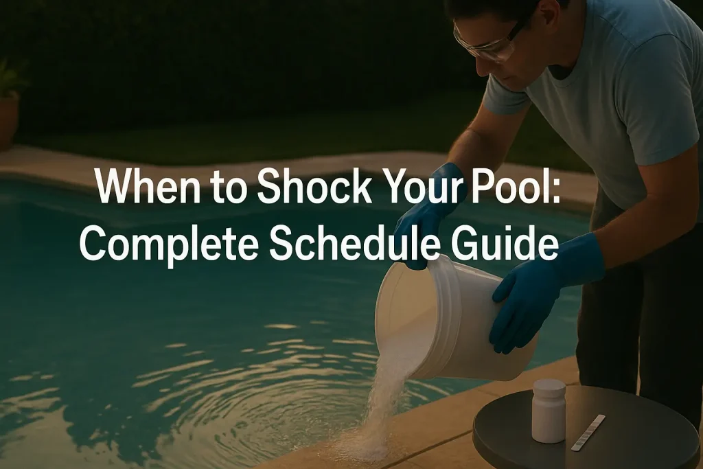 When to Shock Your Pool: Complete Schedule Guide