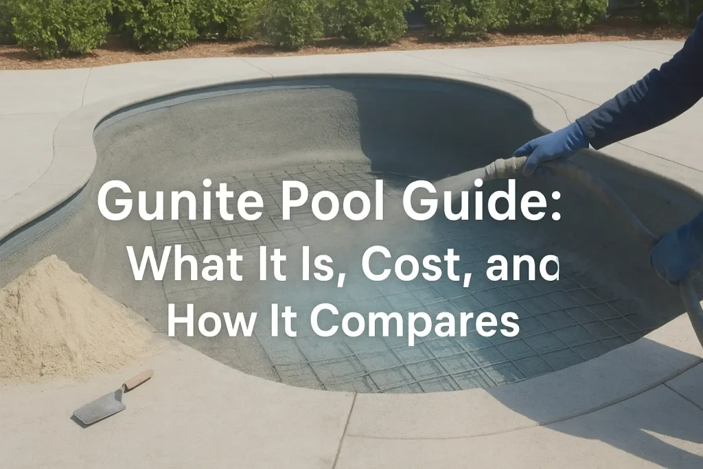 Gunite Pool Guide: What It Is, Cost, and How It Compares