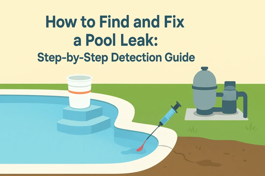 How to Find and Fix a Pool Leak: Step-by-Step Detection Guide