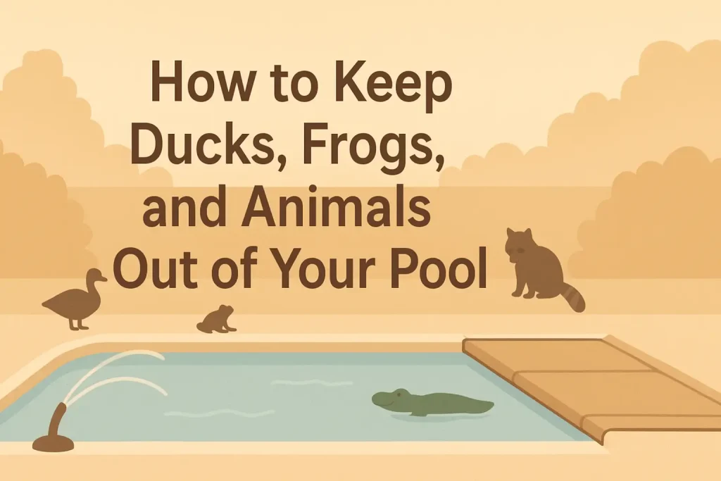 How to Keep Ducks, Frogs, and Animals Out of Your Pool