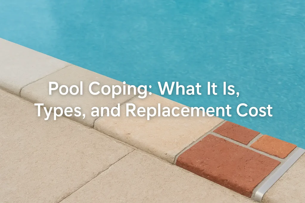 Pool Coping: What It Is, Types, and Replacement Cost