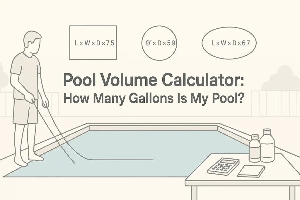 Pool Volume Calculator: How Many Gallons Is My Pool?