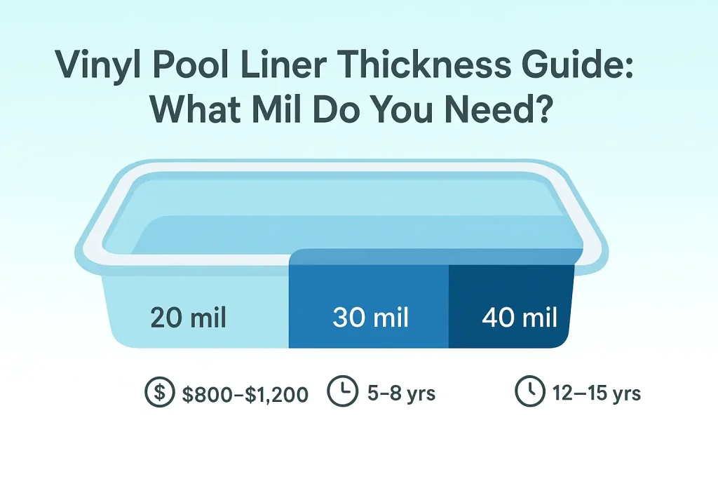 Vinyl Pool Liner Thickness Guide: What Mil Do You Need?