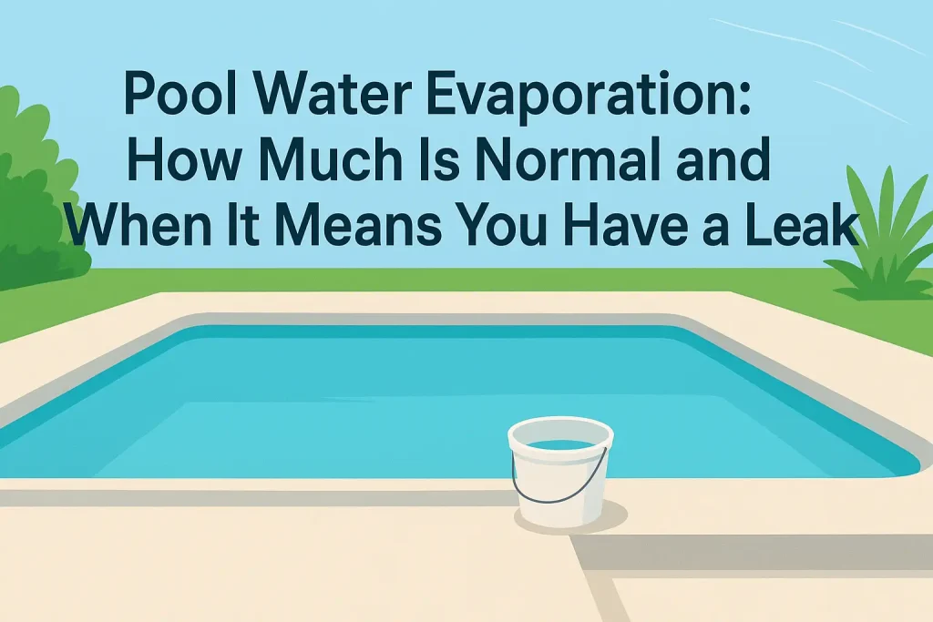 Pool Water Evaporation: How Much Is Normal and When It Means You Have a Leak